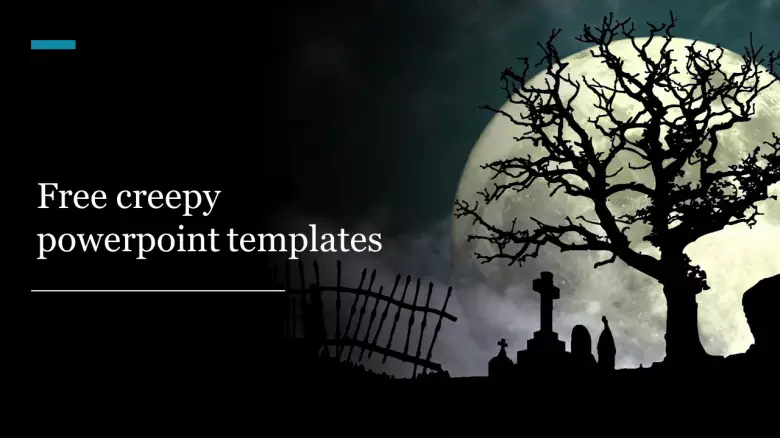 Template Ppt Horror - KibrisPDR