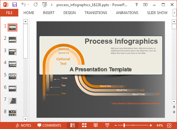 Detail Template Ppt Infografis Nomer 33