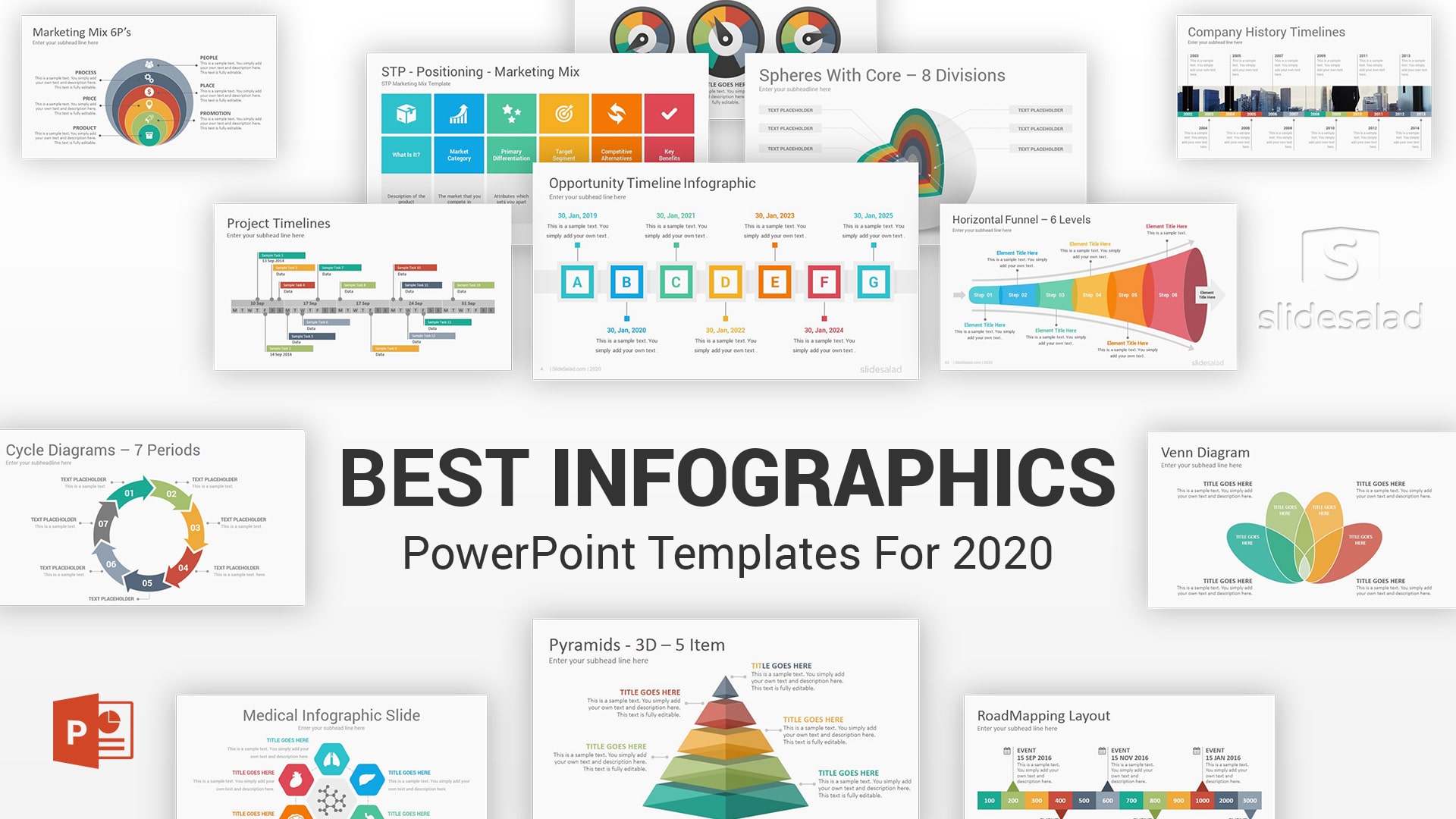 Detail Template Ppt Infografis Nomer 6