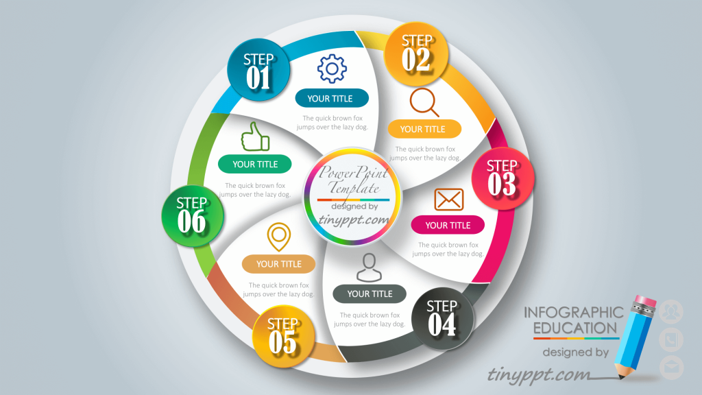Detail Template Ppt Infografis Nomer 48
