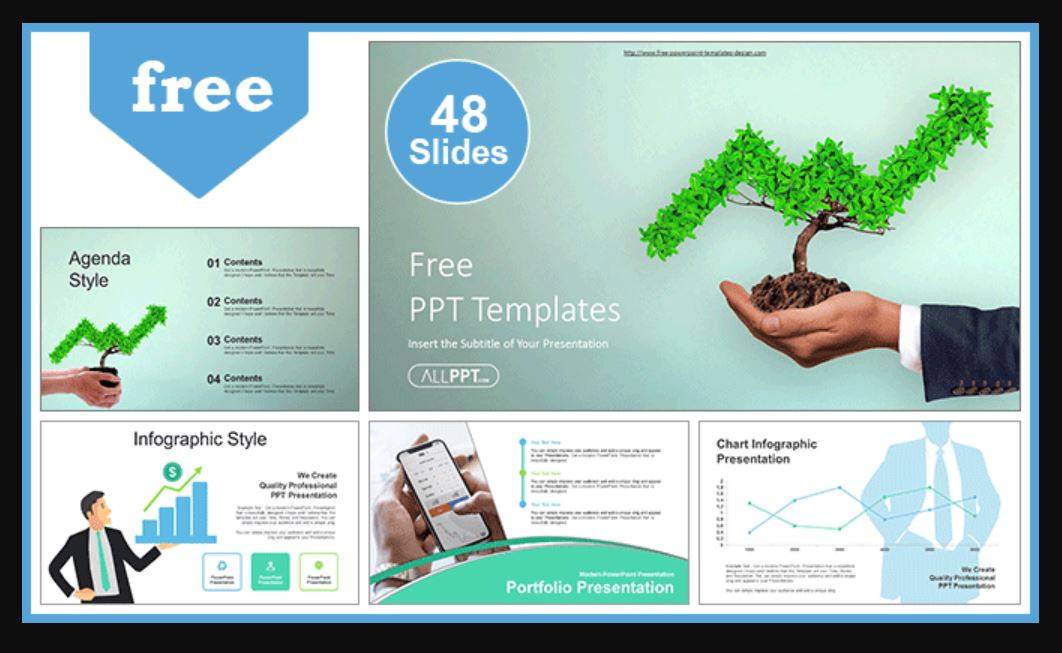 Detail Template Ppt Infografis Nomer 53