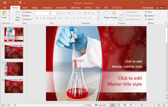 Detail Template Ppt Laboratory Nomer 33