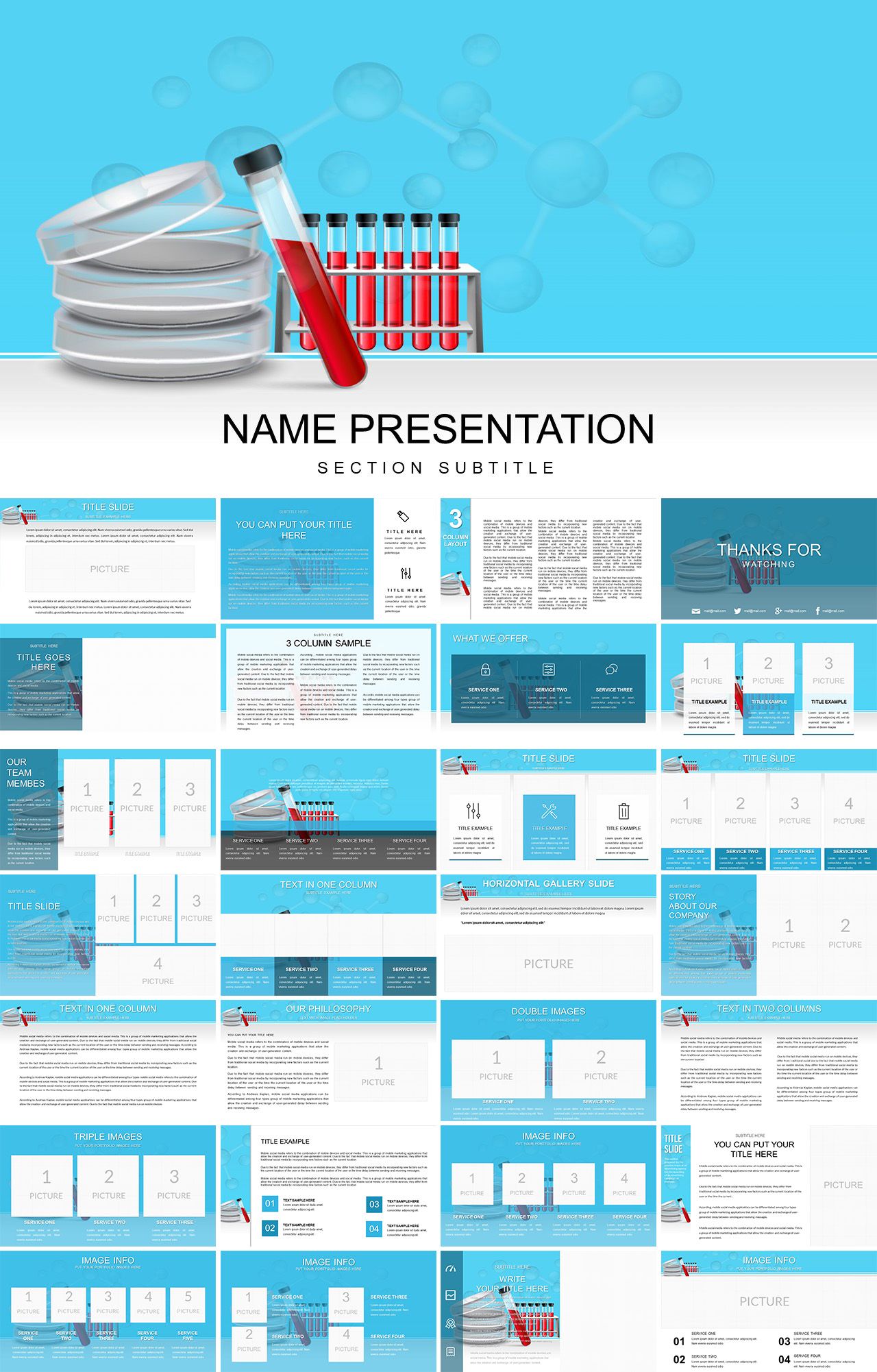 Detail Template Ppt Laboratory Nomer 38