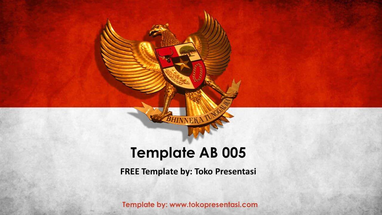 Detail Template Ppt Merah Putih Nomer 3