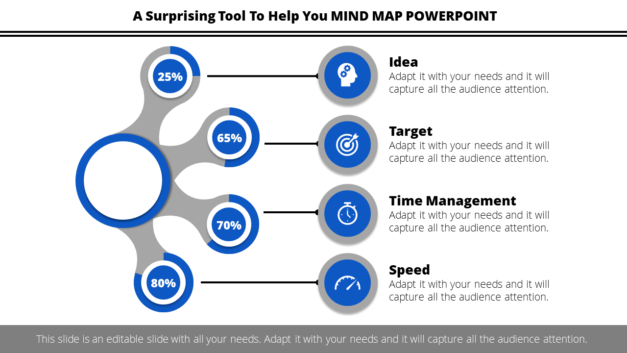 Detail Template Ppt Mind Map Gratis Nomer 45