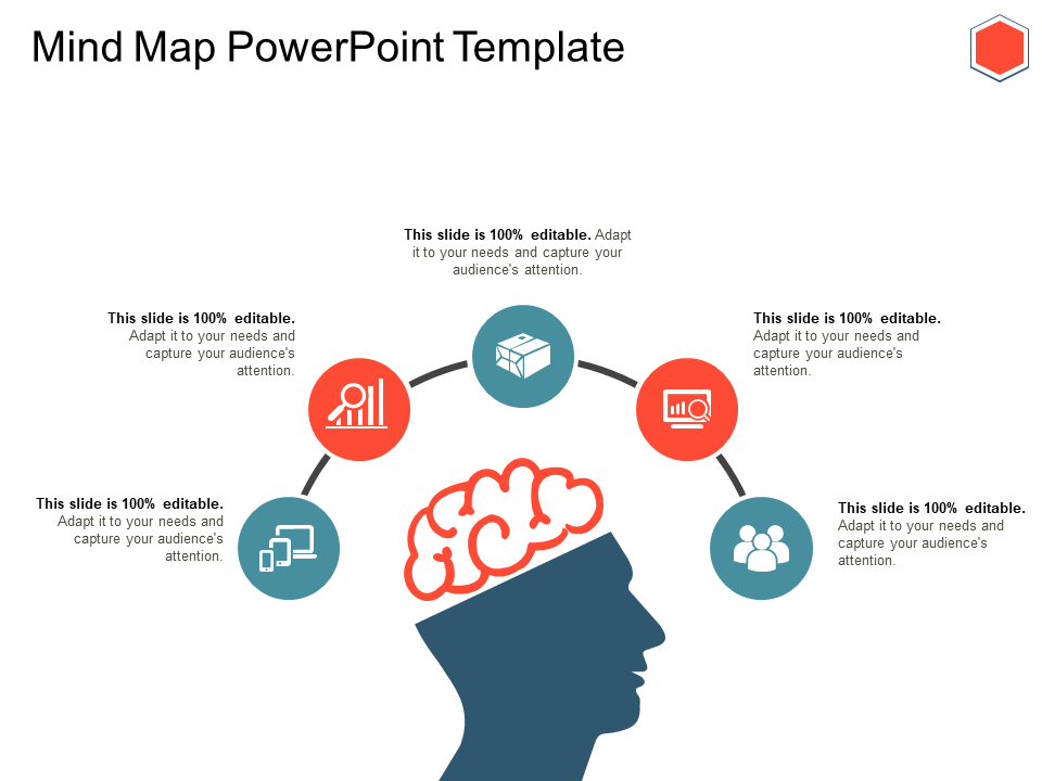 Detail Template Ppt Mind Map Gratis Nomer 56