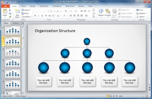 Detail Template Ppt Organisasi Nomer 37