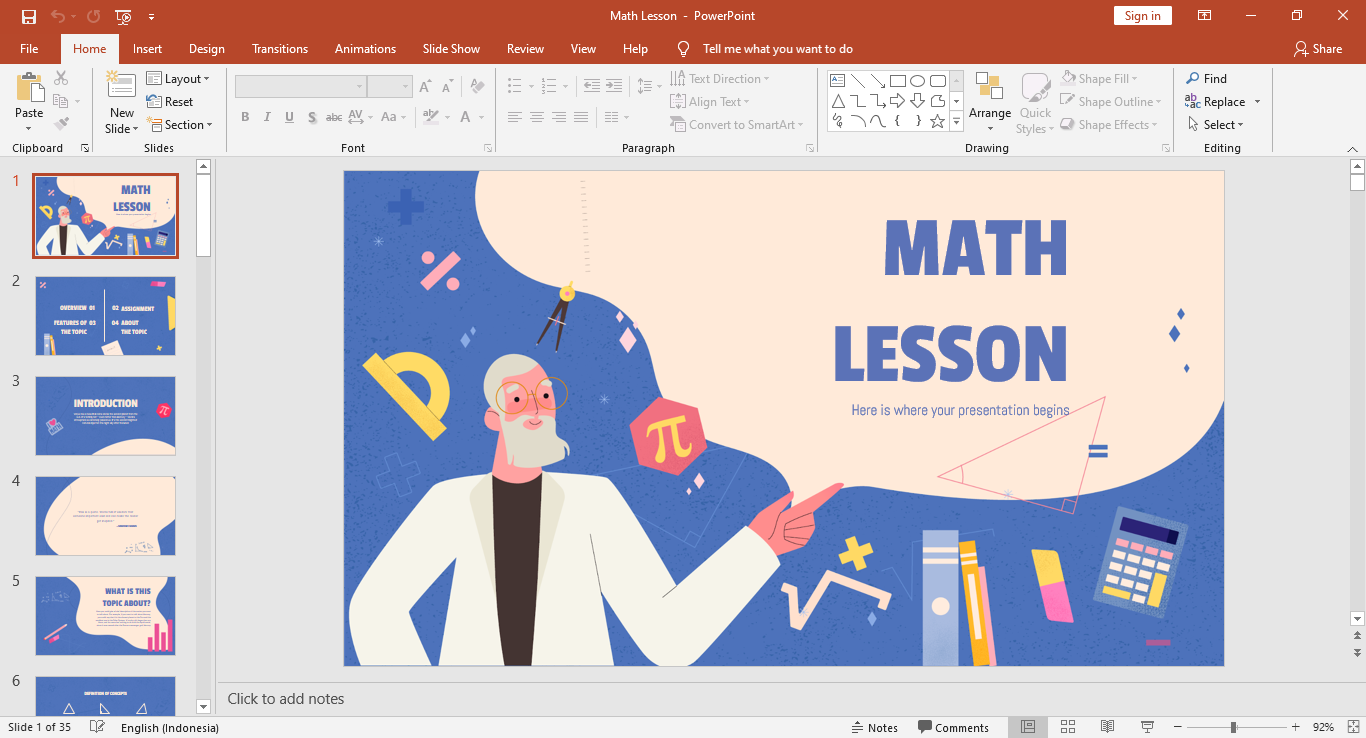 Detail Template Ppt Pembelajaran Nomer 20