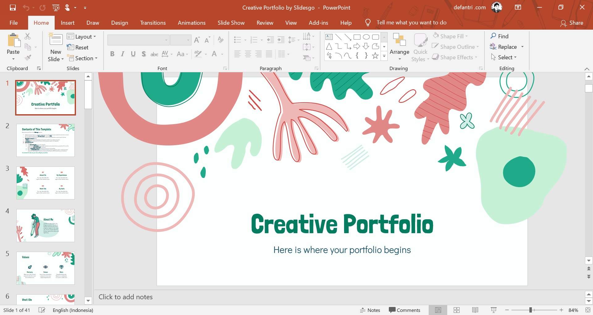 Detail Template Ppt Pembelajaran Nomer 37