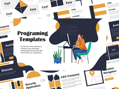 Detail Template Ppt Programming Nomer 16