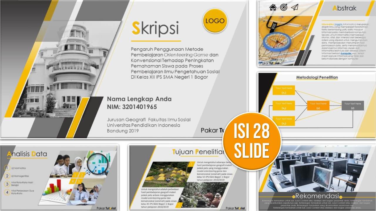 Detail Template Ppt Skripsi Nomer 17