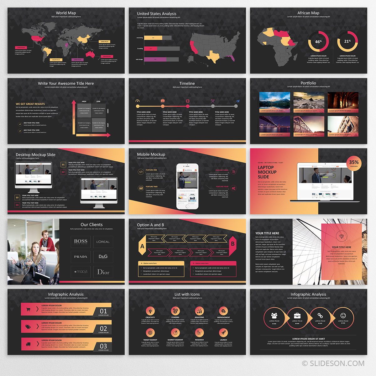 Detail Template Ppt Um Nomer 45