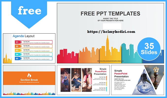 Detail Template Ppt Unik Nomer 35