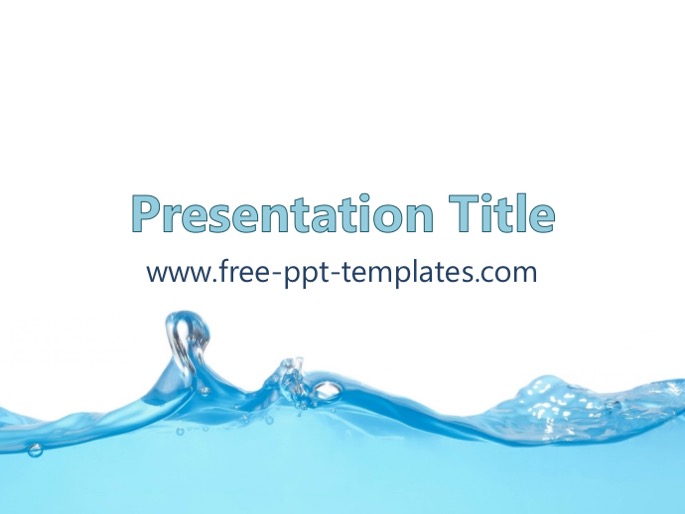 Detail Template Ppt Water Nomer 12