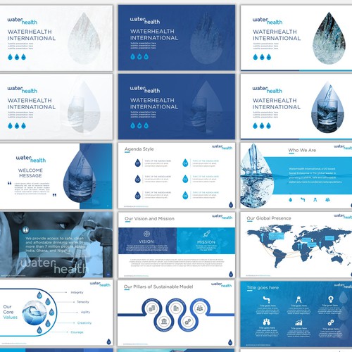 Detail Template Ppt Water Nomer 20