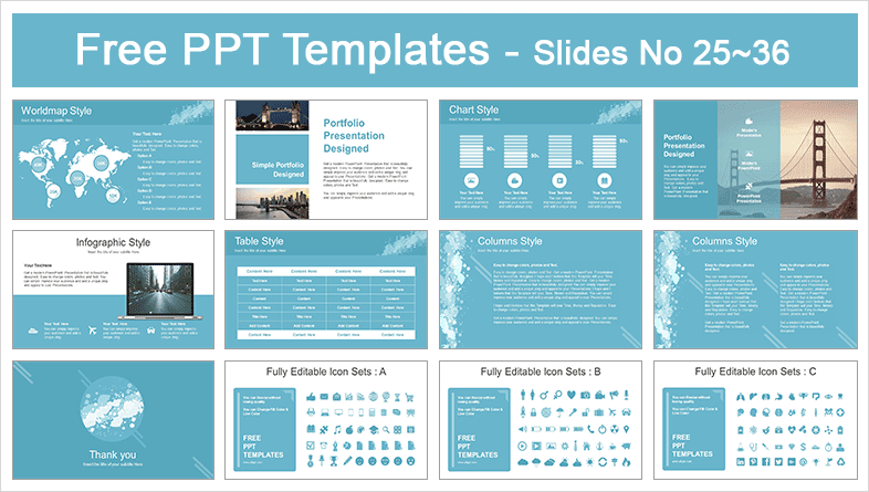 Detail Template Ppt Water Nomer 22