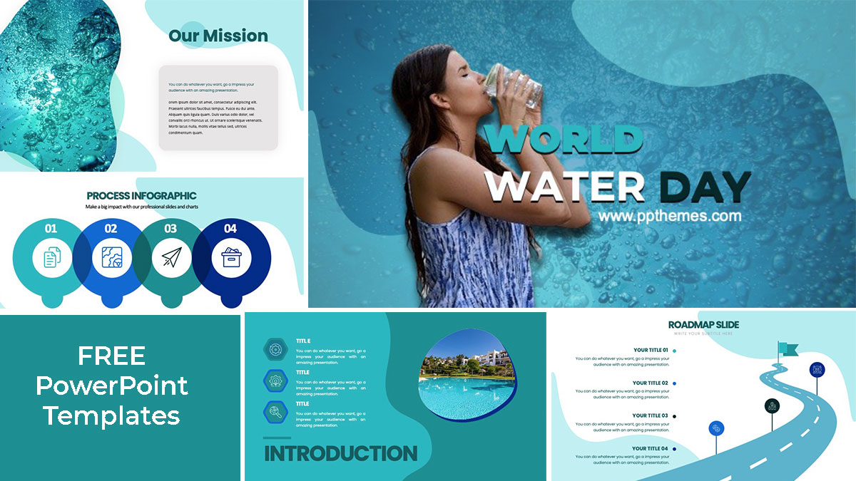 Detail Template Ppt Water Nomer 25