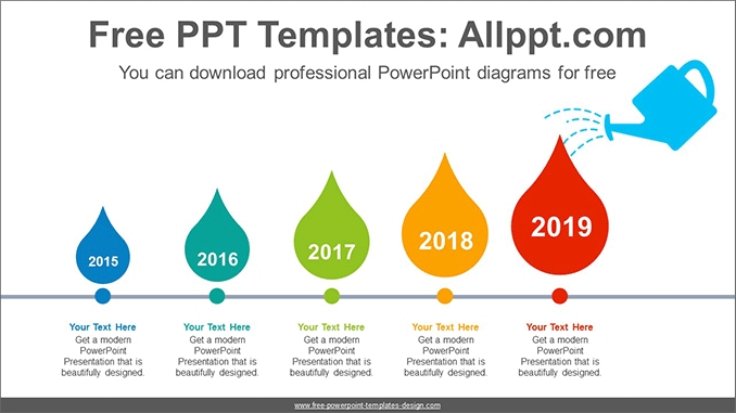 Detail Template Ppt Water Nomer 41