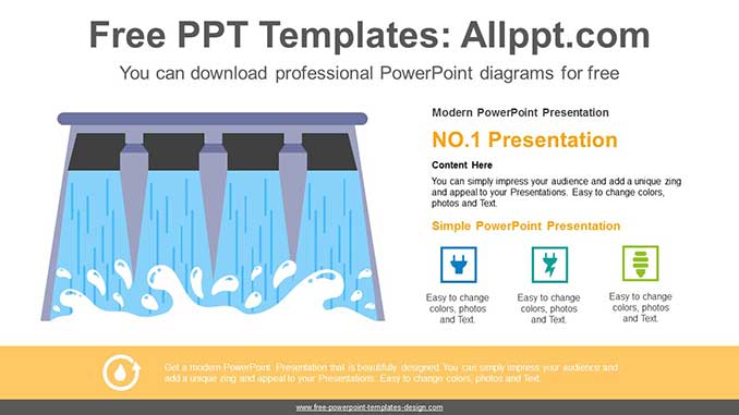 Detail Template Ppt Water Nomer 46