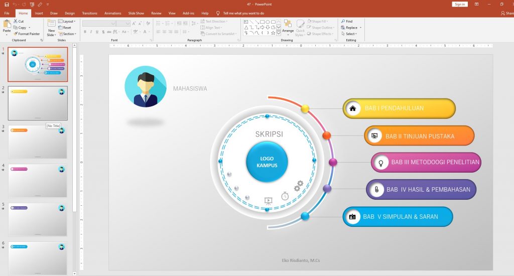 Detail Template Ppt Yang Menarik Nomer 10