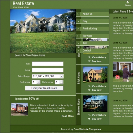 Detail Template Property Blogspot Free Nomer 12