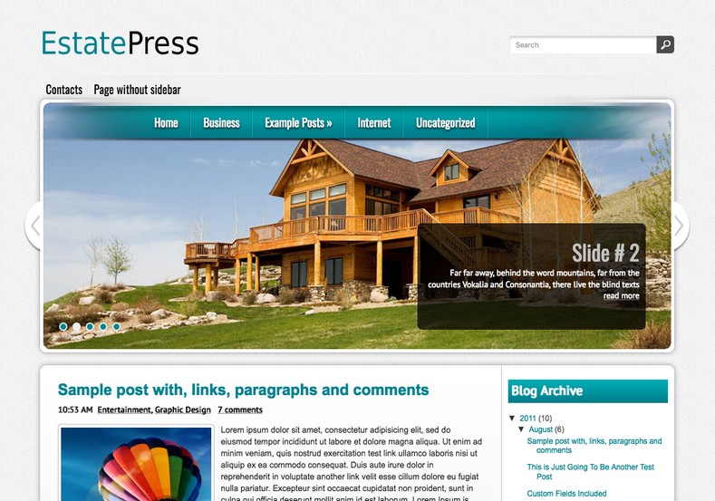 Detail Template Property Blogspot Free Nomer 9
