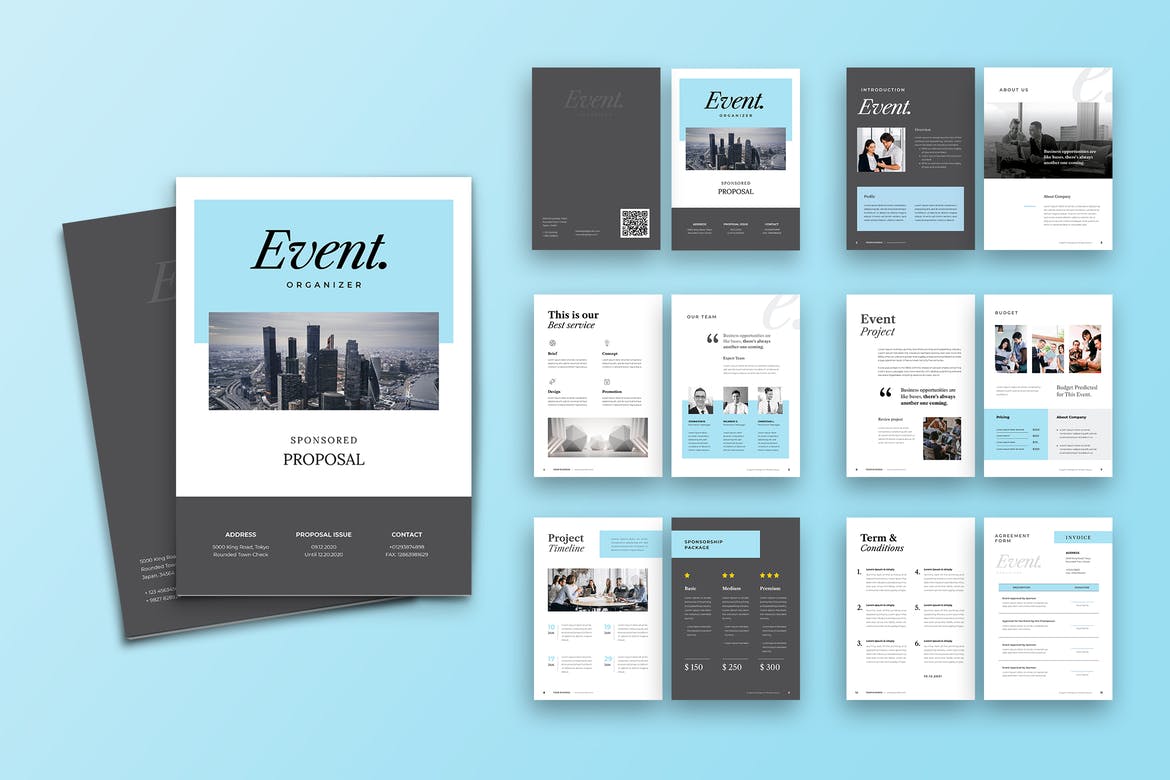 Detail Template Proposal Keren Nomer 12