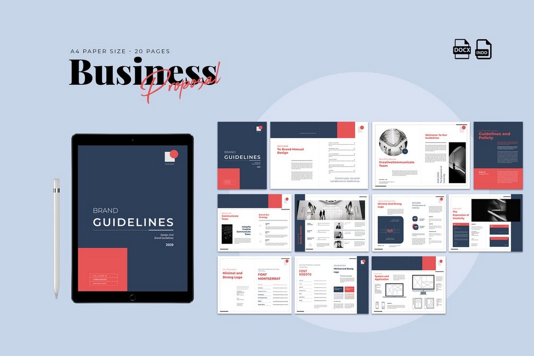 Detail Template Proposal Keren Nomer 14