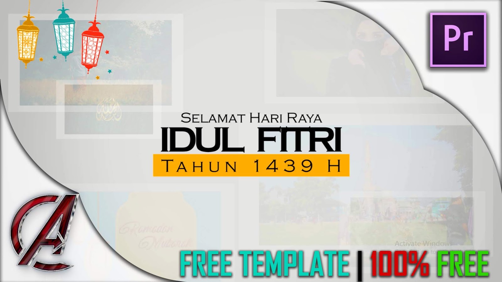 Detail Template Ramadhan Adobe Premiere Nomer 14