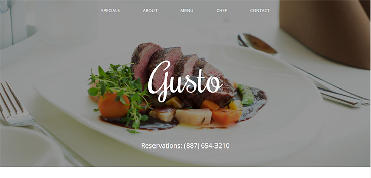 Detail Template Restaurant Bootstrap Free Nomer 34