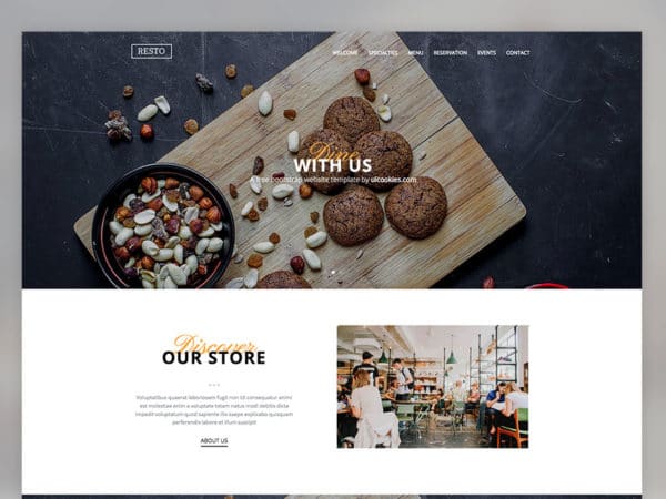 Detail Template Restaurant Bootstrap Free Nomer 52