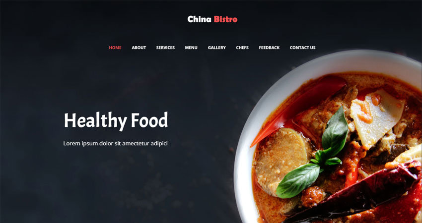 Detail Template Restaurant Bootstrap Free Nomer 9