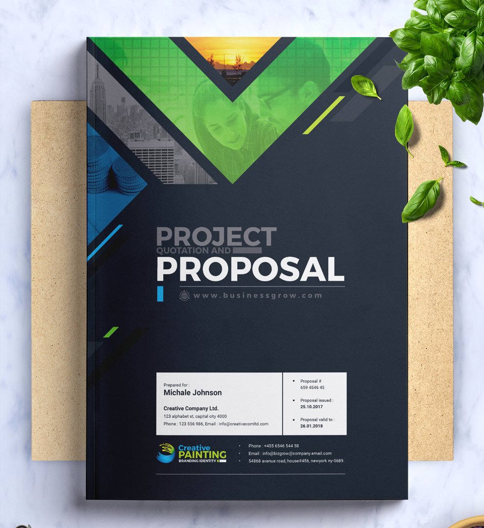 Detail Template Sampul Proposal Nomer 31