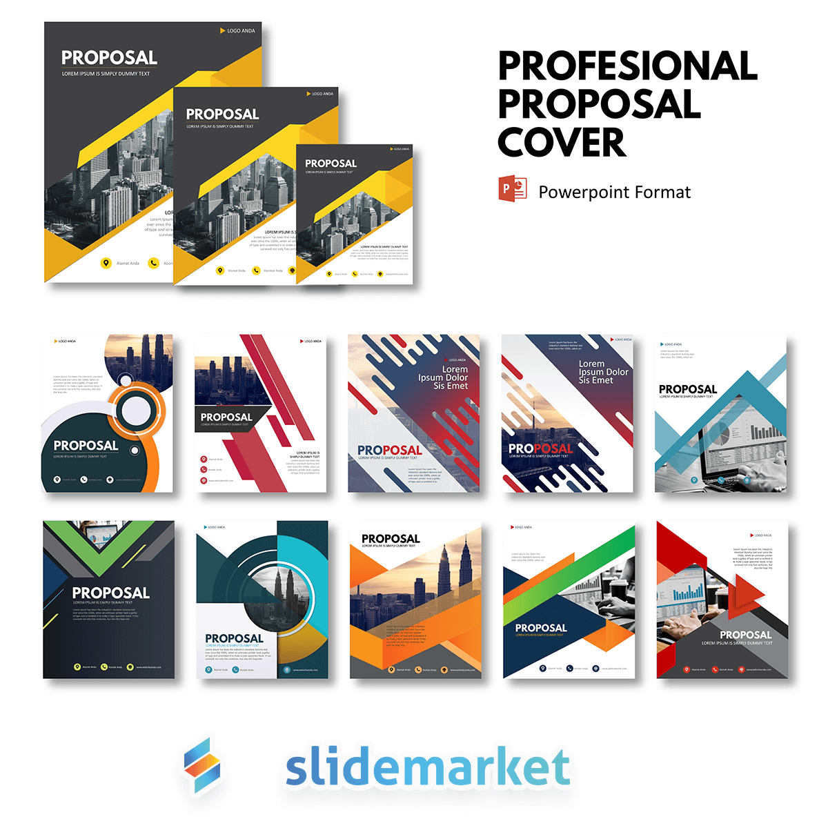 Detail Template Sampul Proposal Nomer 5