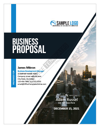 Detail Template Sampul Proposal Nomer 9