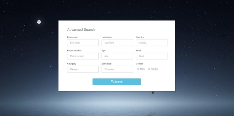 Detail Template Search Bootstrap Nomer 29