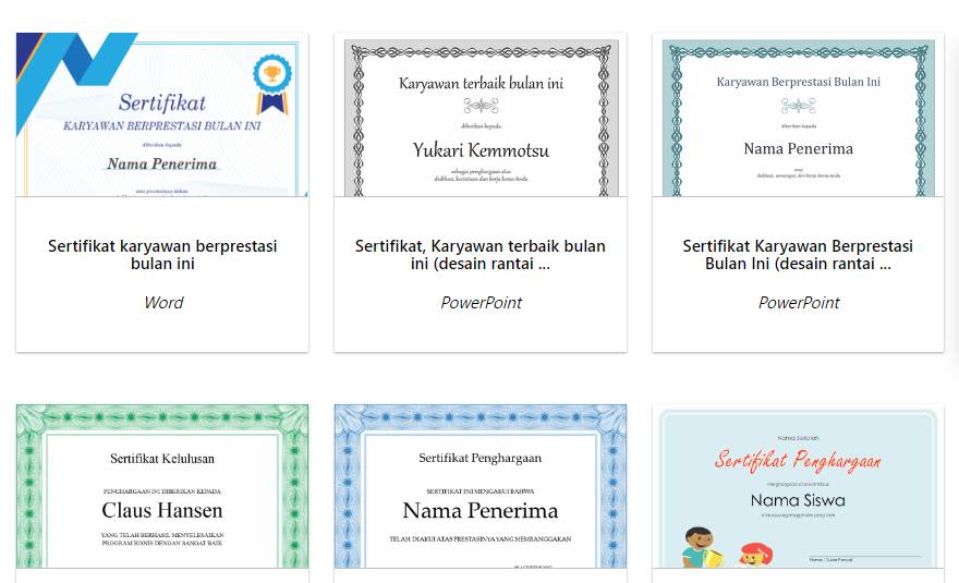 Detail Template Sertifikat Gratis Nomer 17