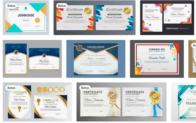 Detail Template Sertifikat Gratis Nomer 8