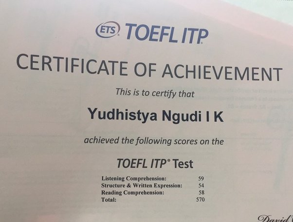 Detail Template Sertifikat Toefl Nomer 33
