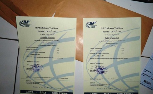 Detail Template Sertifikat Toefl Nomer 39
