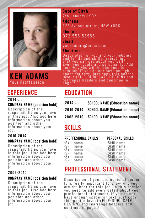 Detail Template Simple Gratis Nomer 56