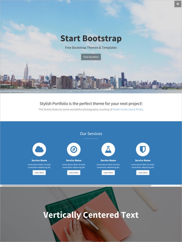 Detail Template Single Page Free Nomer 3