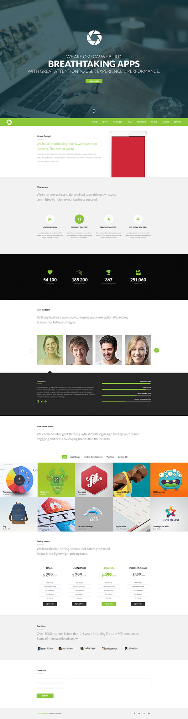 Detail Template Single Page Free Nomer 21