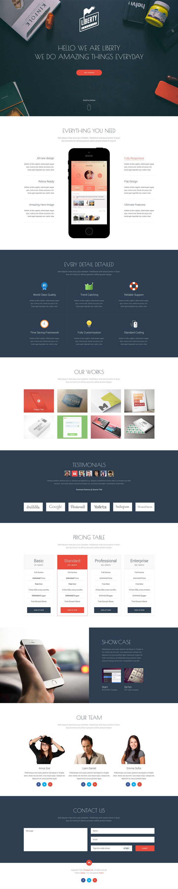 Detail Template Single Page Free Nomer 23