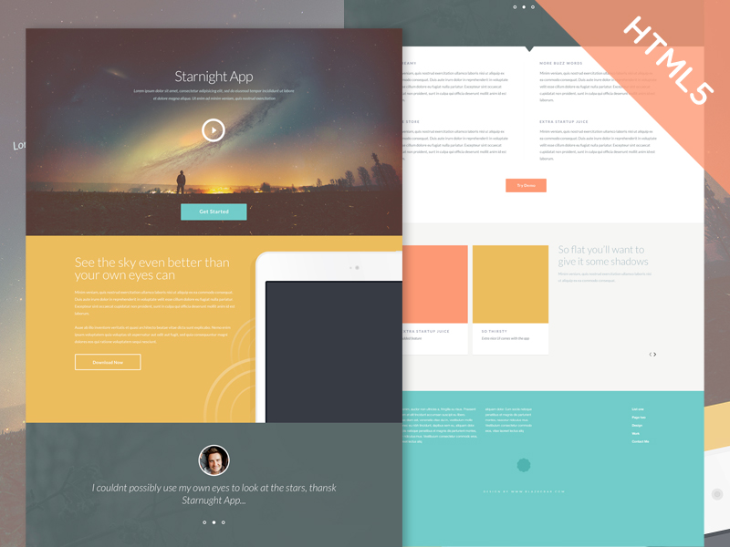 Detail Template Single Page Free Nomer 29