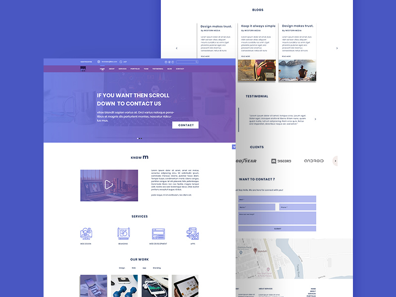 Detail Template Single Page Free Nomer 40