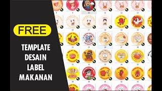 Detail Template Stiker Makanan Nomer 41