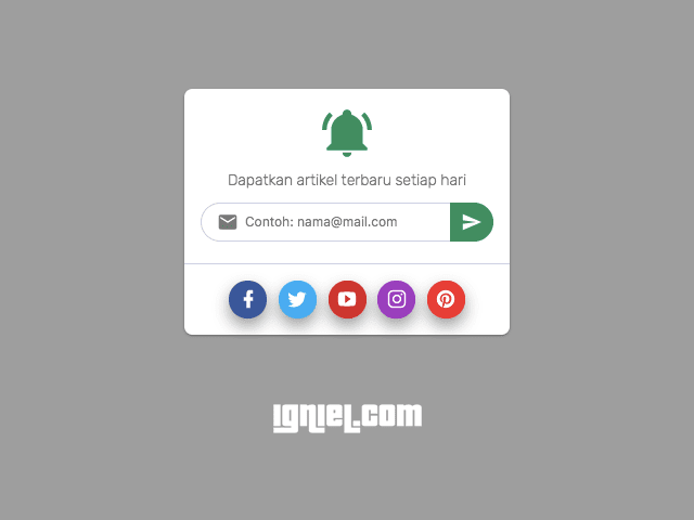Detail Template Subscribe Dan Lonceng Nomer 38
