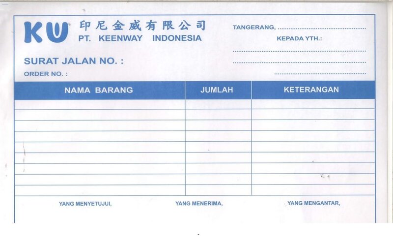 Detail Template Surat Jalan Nomer 30