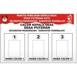 Detail Template Surat Suara Nomer 8